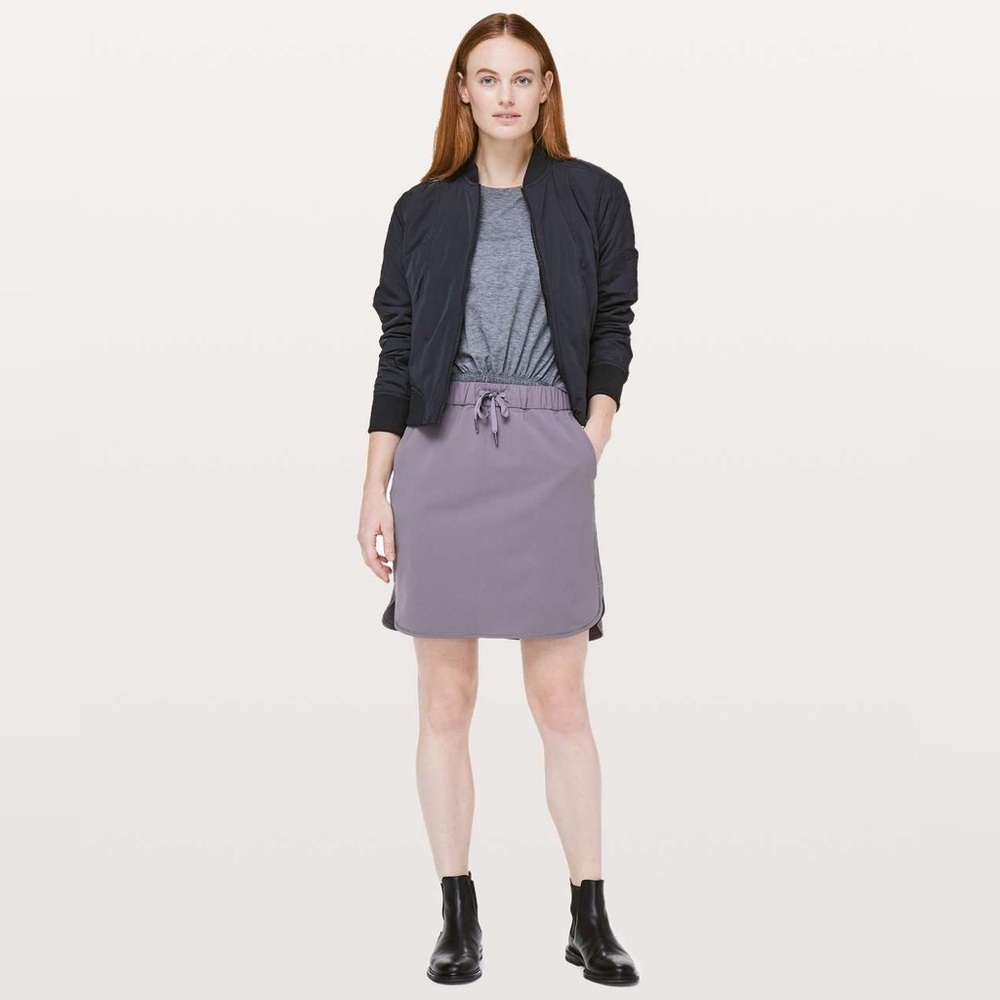 Lululemon On The Fly Skirt 21” Magnum Purple Size 4 Activewear Athleisure Golf - Picture 5 of 10